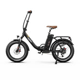 Electric Bike ONESPORT OT16 MAX - Motor 500W Battery 48V18AH 20 Inch Disc Brakes - Black brown